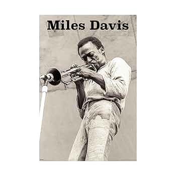 MILES DAVIS ポスターヴィンテージ Amazon.com: Pyramid America Miles Davis Poster - (24 x 36